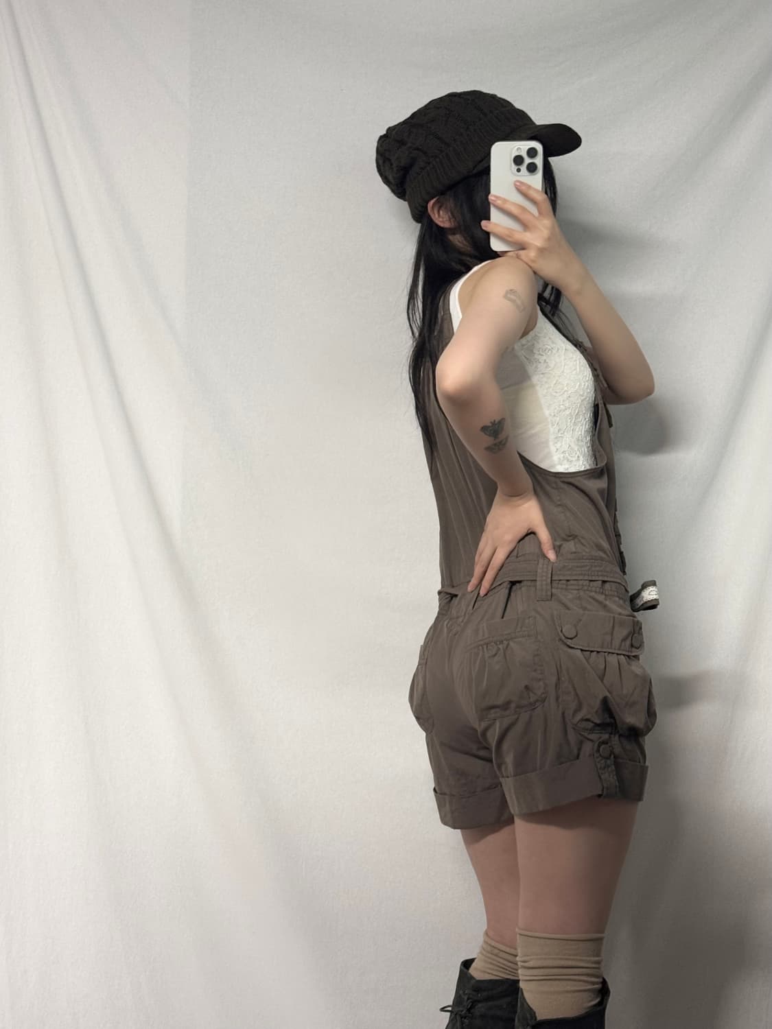 유틸리티 레이스 벨티드 버튼 롬퍼 (+세실맥비 레이스 이너) 상품이미지9