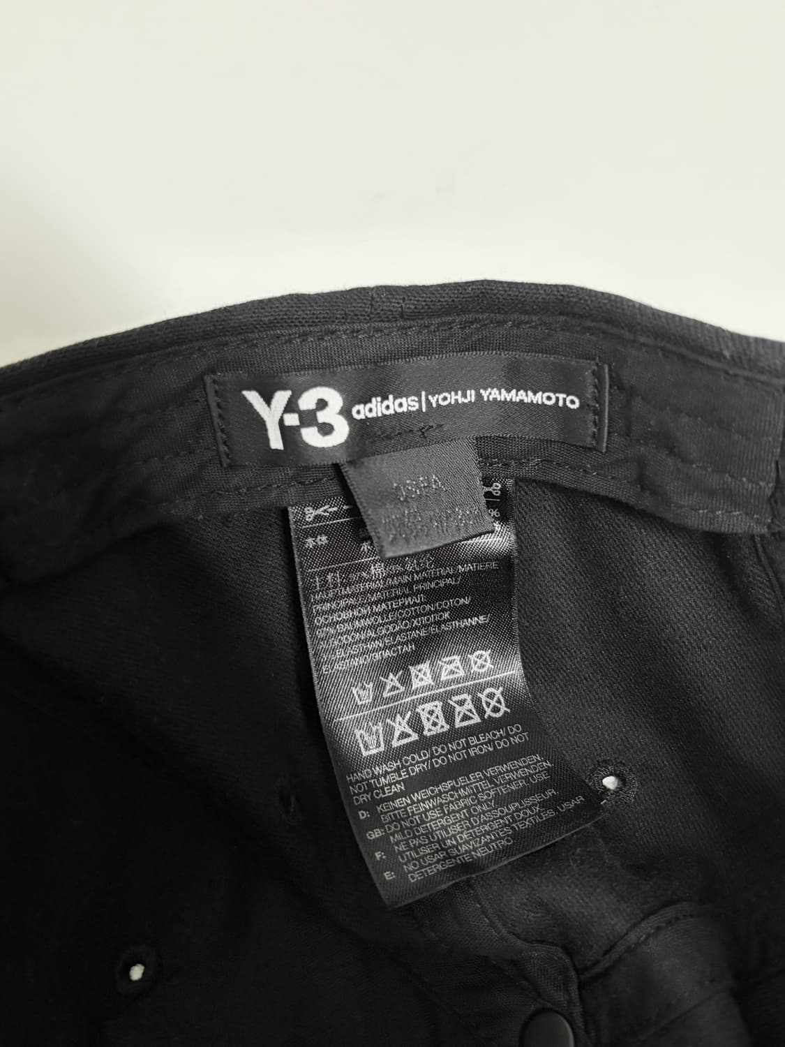 요지 야마모토 Y3 볼캡 상품이미지2