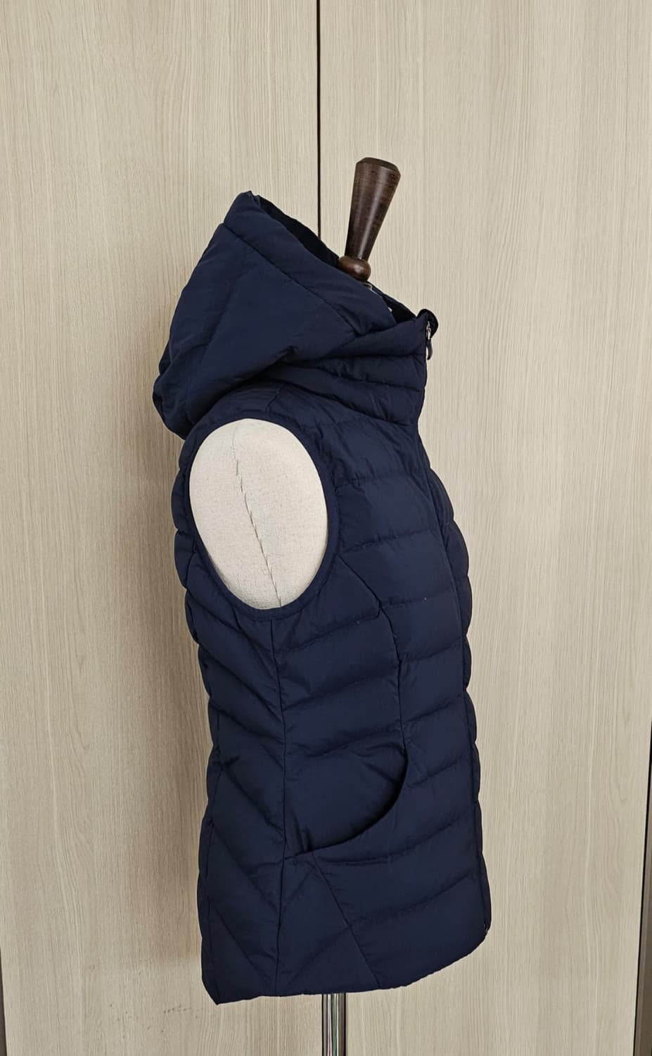 안다르 Andar 여성 오리털 미쳤다핏 요가패딩 누빔 조끼44~55 상품이미지7