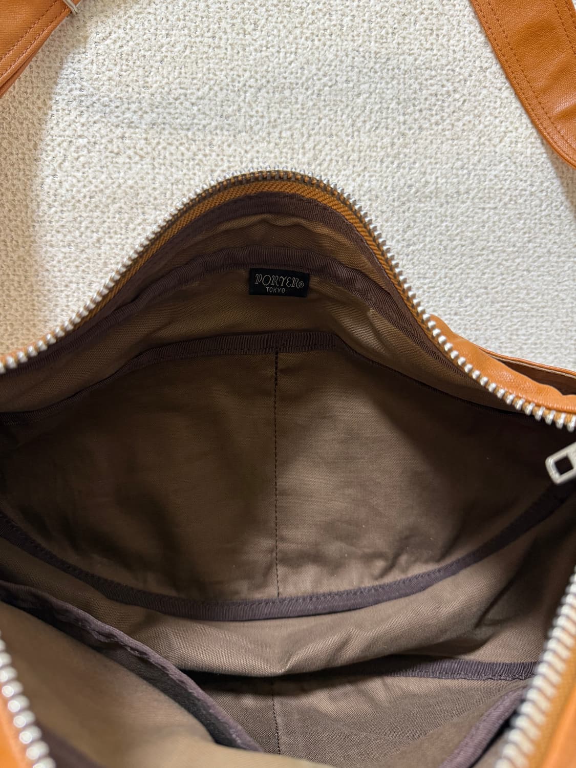 PORTER 포터 프리스타일 반달 숄더백 S 카멜 상품이미지7