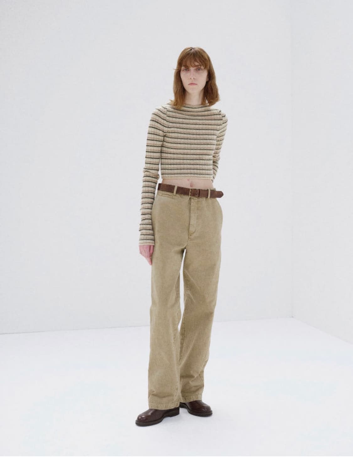 오라리 AURALEE PRODUCT DYED FINX 치노 내로우  상품이미지2