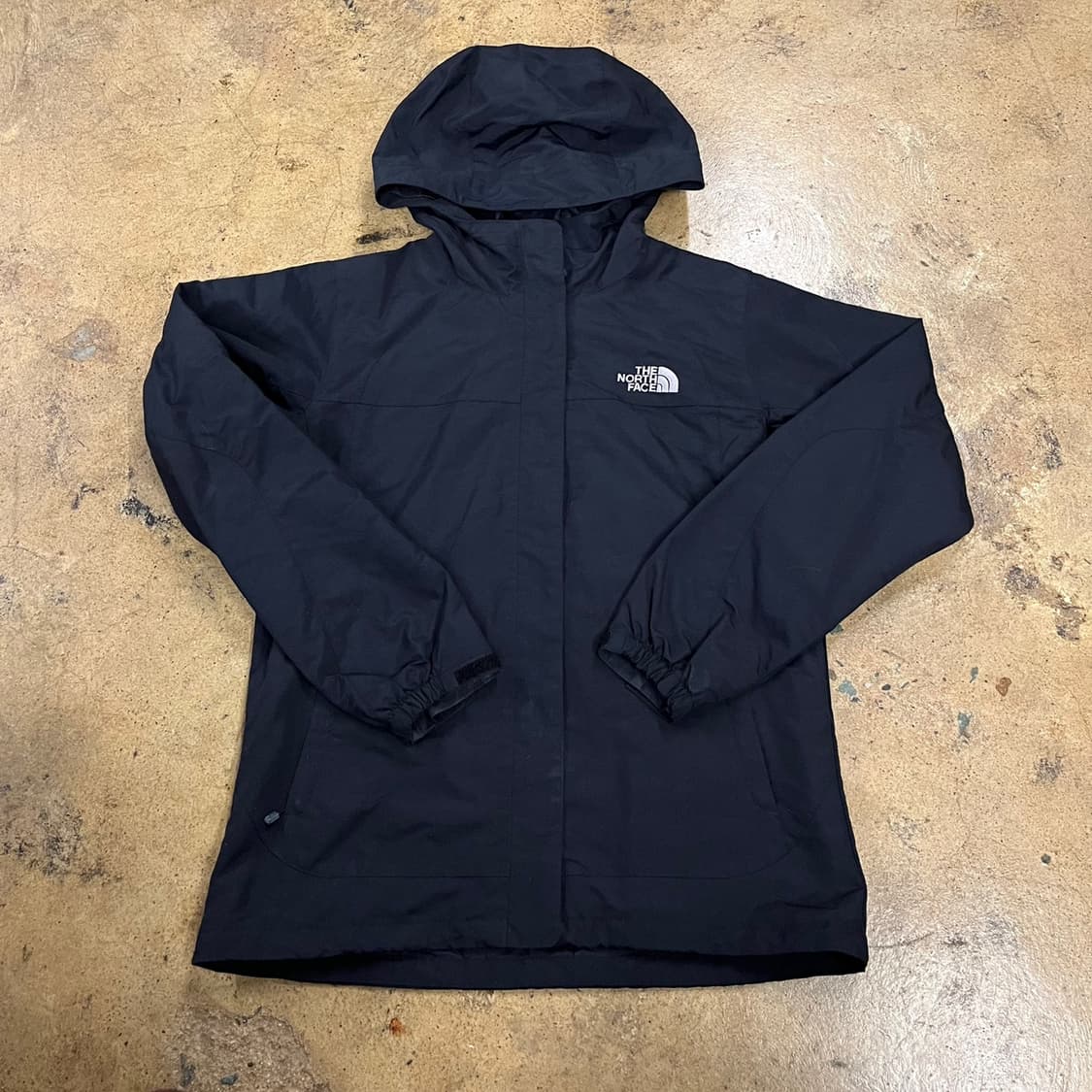 [정품/M] 노스페이스 블랙 후드 바람막이 자켓 b10 상품이미지2