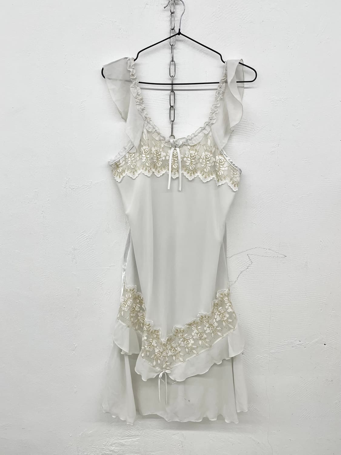 화이트페어리 레이스 프릴 슬립 상품이미지4