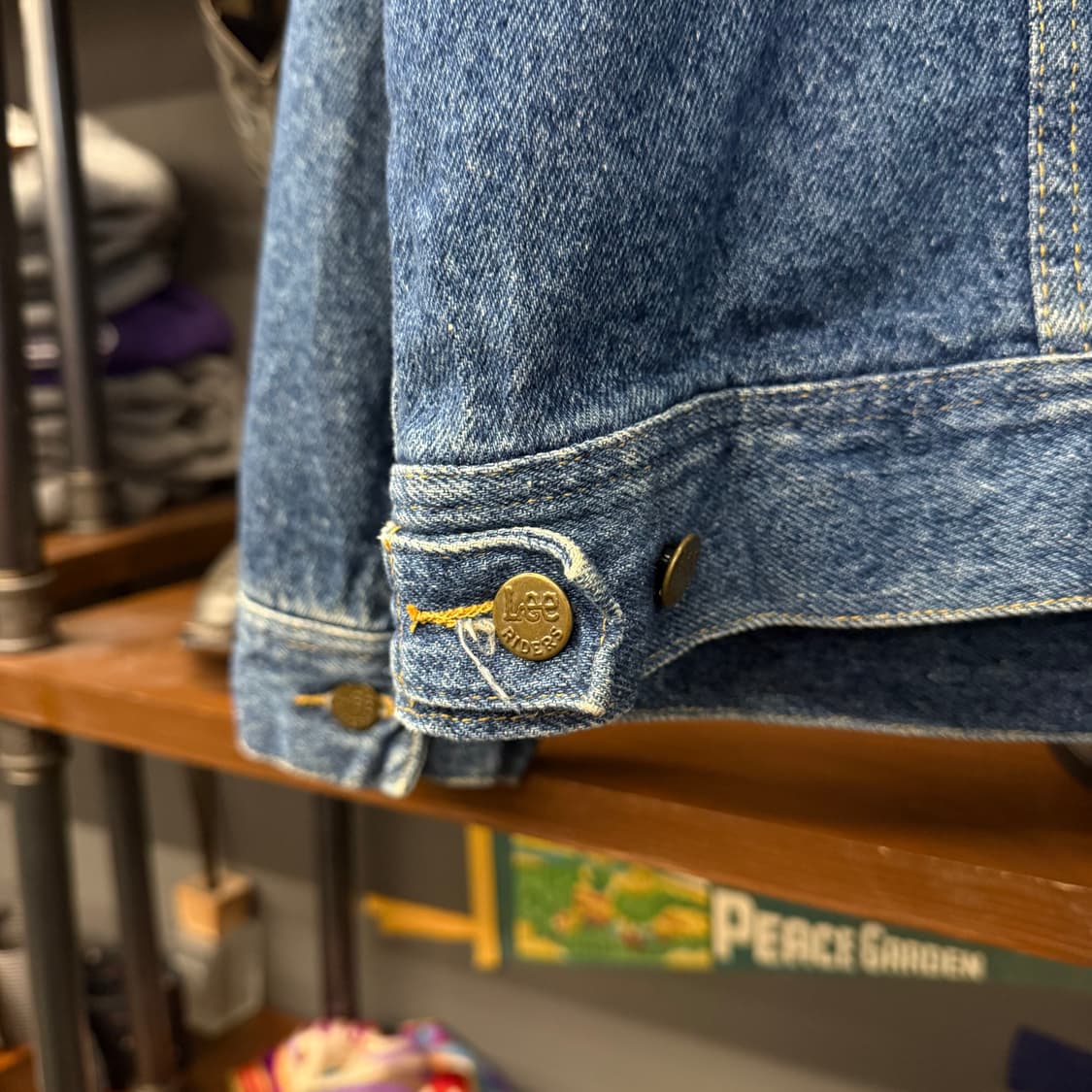 90s LEE 빈티지 리 101J 스톰 라이더 블랭킷 데님 자켓 N000 상품이미지7