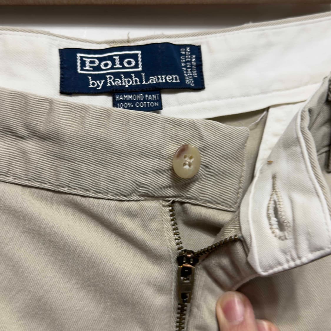 폴로 랄프로렌 투턱 HAMMOND 치노 팬츠 34X34 상품이미지4