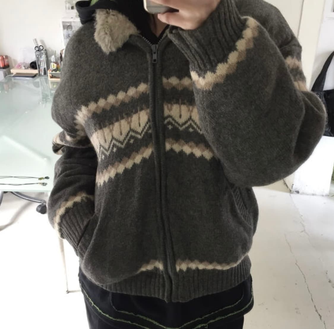 Mountain fur zip up  상품이미지1