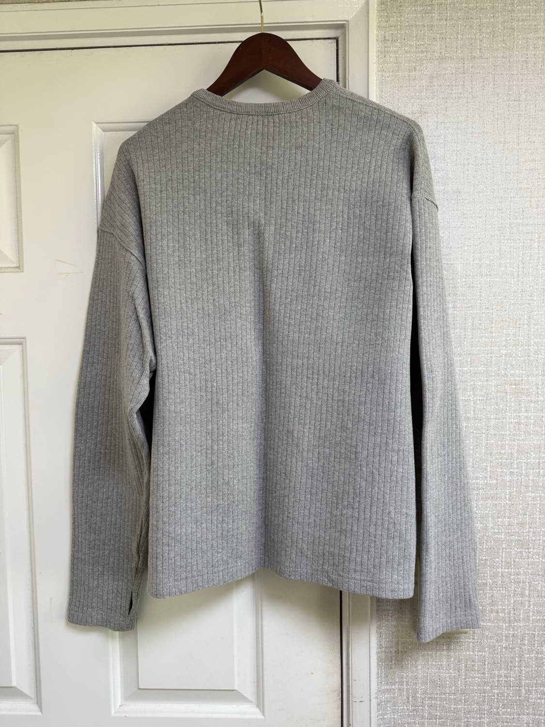 [1] 논노드 핑거홀 헨리넥 그레이 상품이미지2