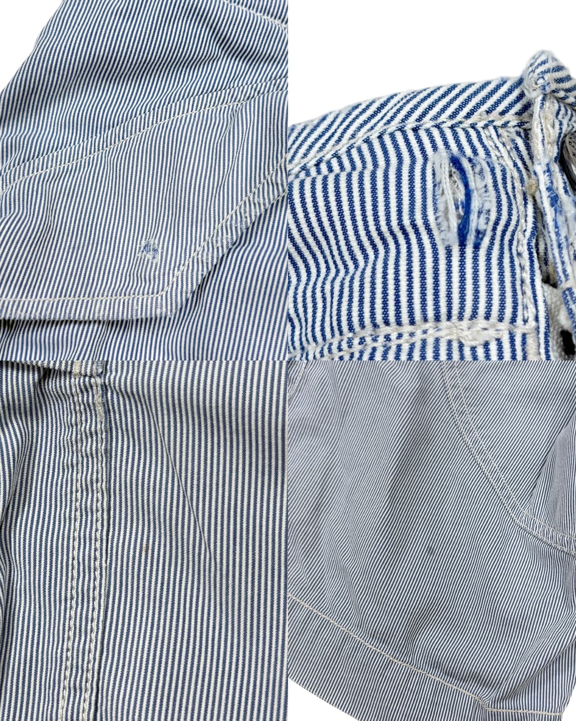 폴로 랄프로렌 Y2K 스트라이프 히코리 카고 포켓 쇼츠 반바지 32 상품이미지7