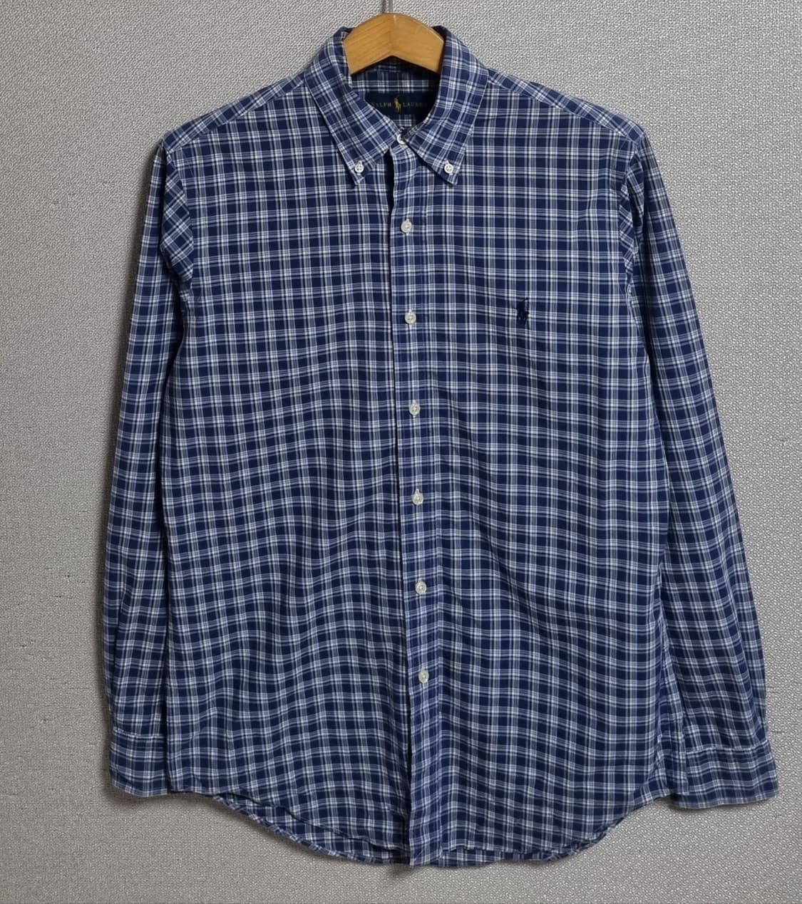 오버핏 S ) 폴로랄프로렌 체크 셔츠 남방 상품이미지1