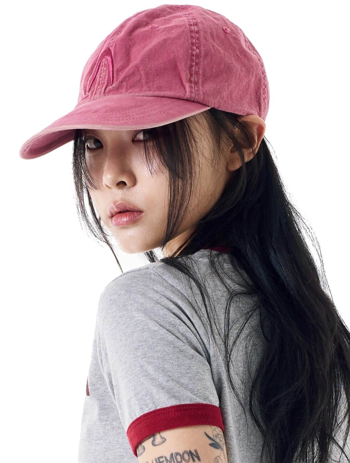 아캄 washed cotton ball cap 상품이미지1