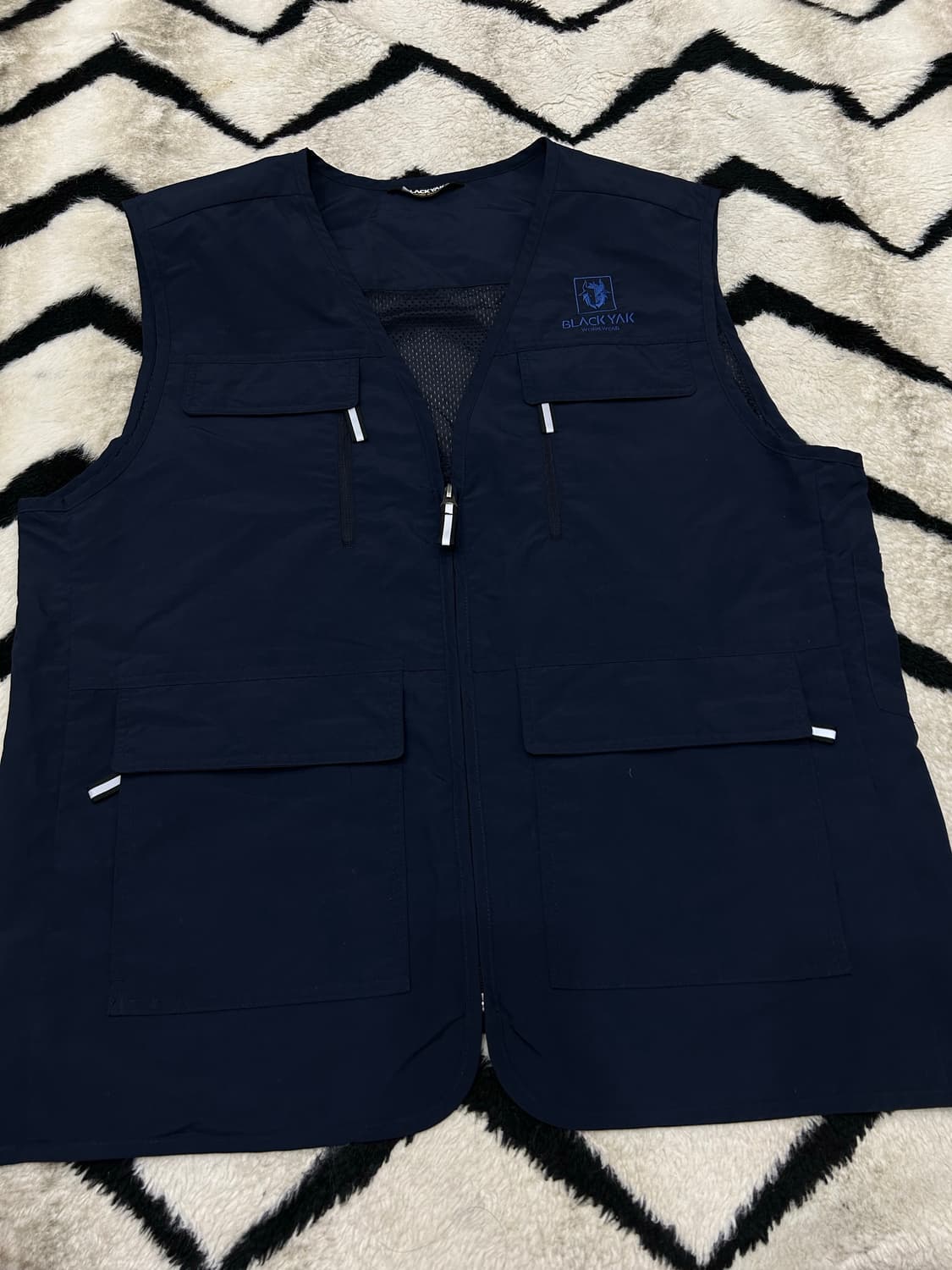 [2XL]블랙야크 워크웨어 매쉬 멀티포켓 조끼/짙은네이비 상품이미지2