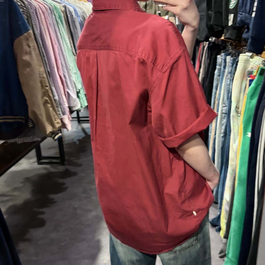 [IM] Carhartt 칼하트 투포켓 반팔 셔츠 레드 상품이미지5