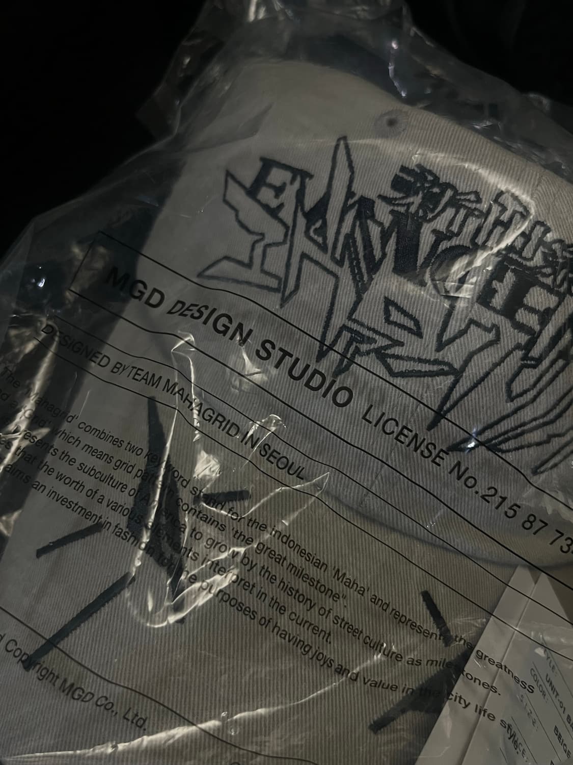 마하그리드 에반게리온 볼캡 상품이미지2