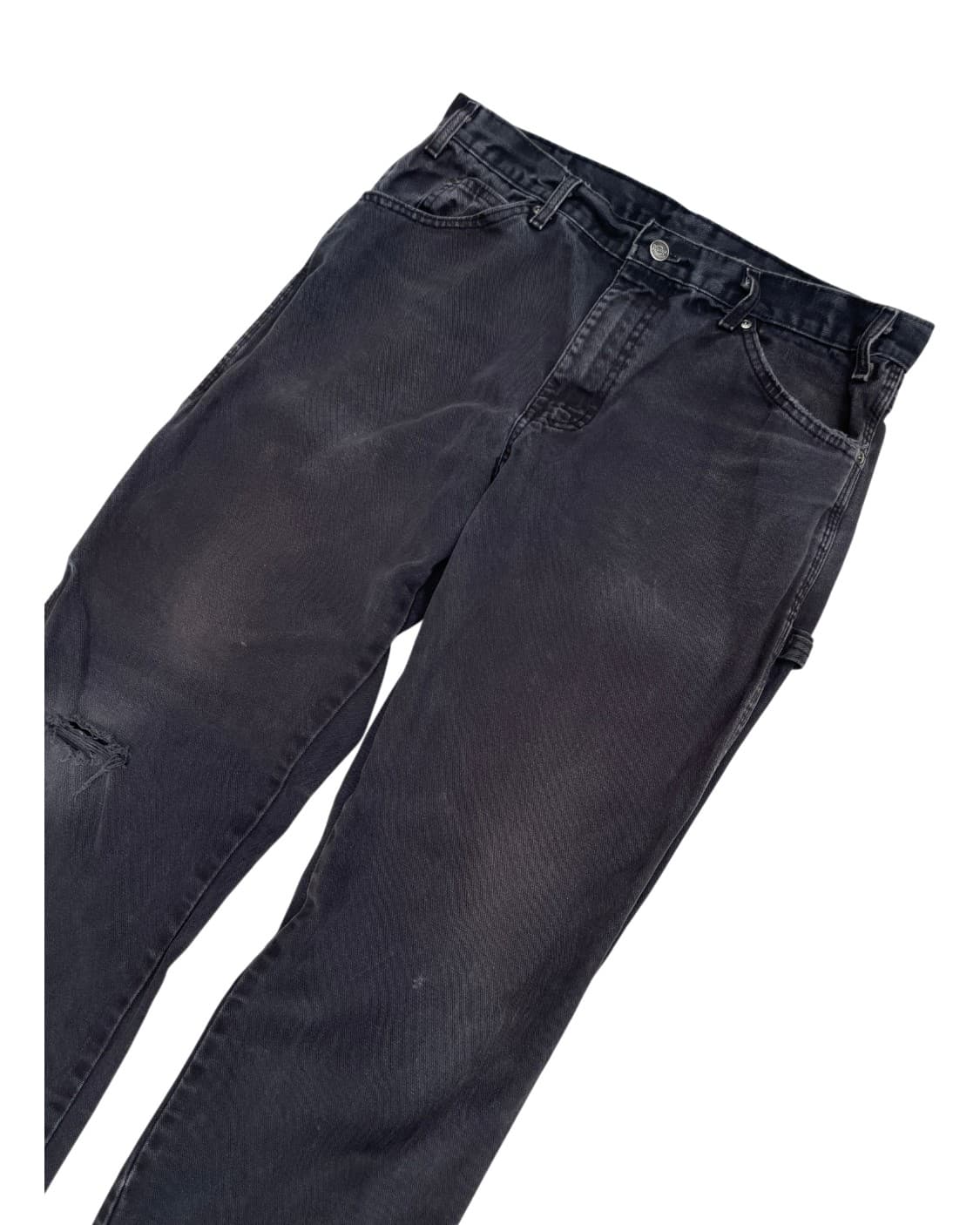 [34x32] Dickies 디키즈 덕 캔버스 카펜터 워크 블랙 팬츠 상품이미지3