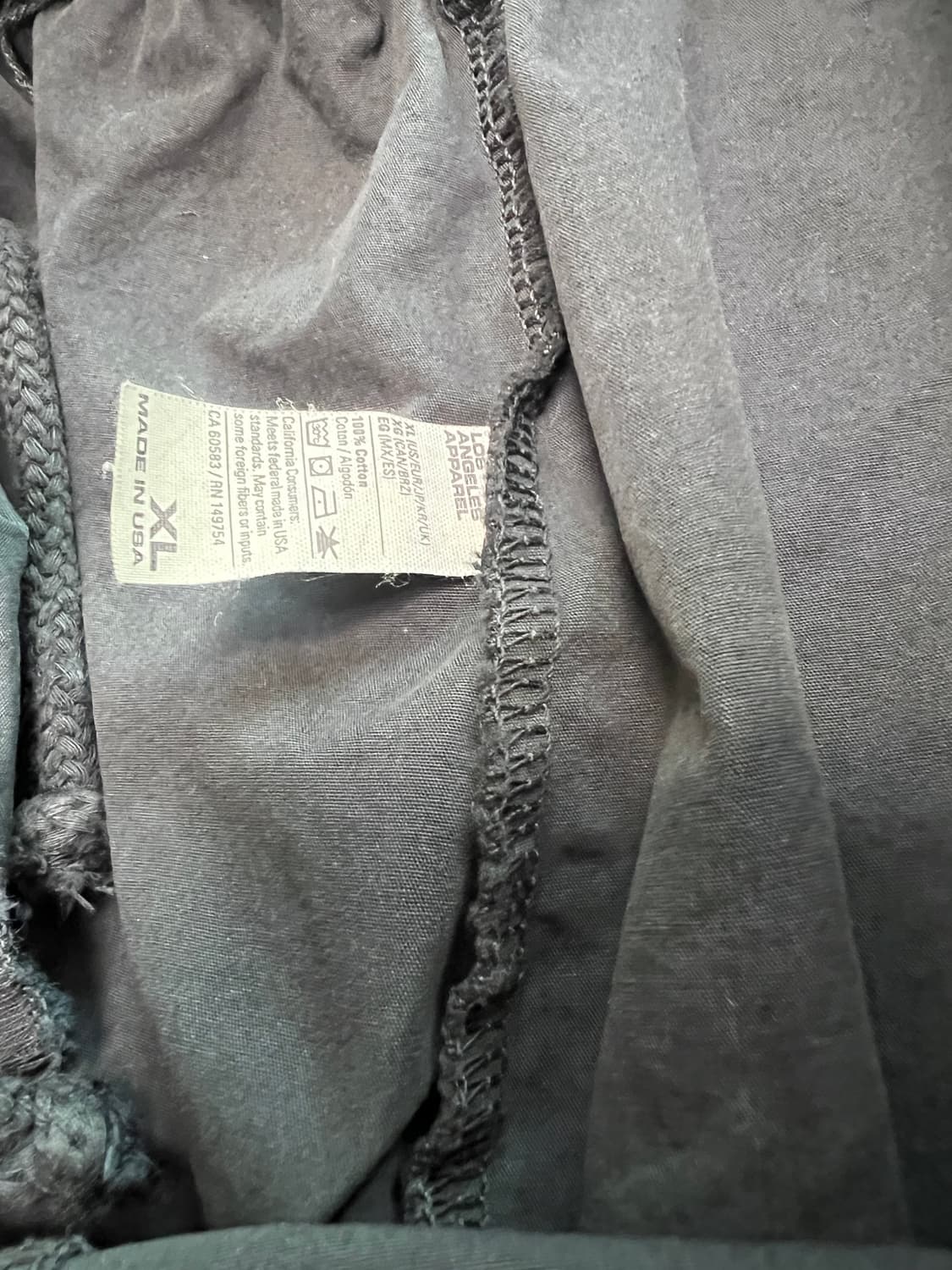 [XL]이지yeezy 샘플 코튼 포플린 팬츠 블랙 상품이미지2