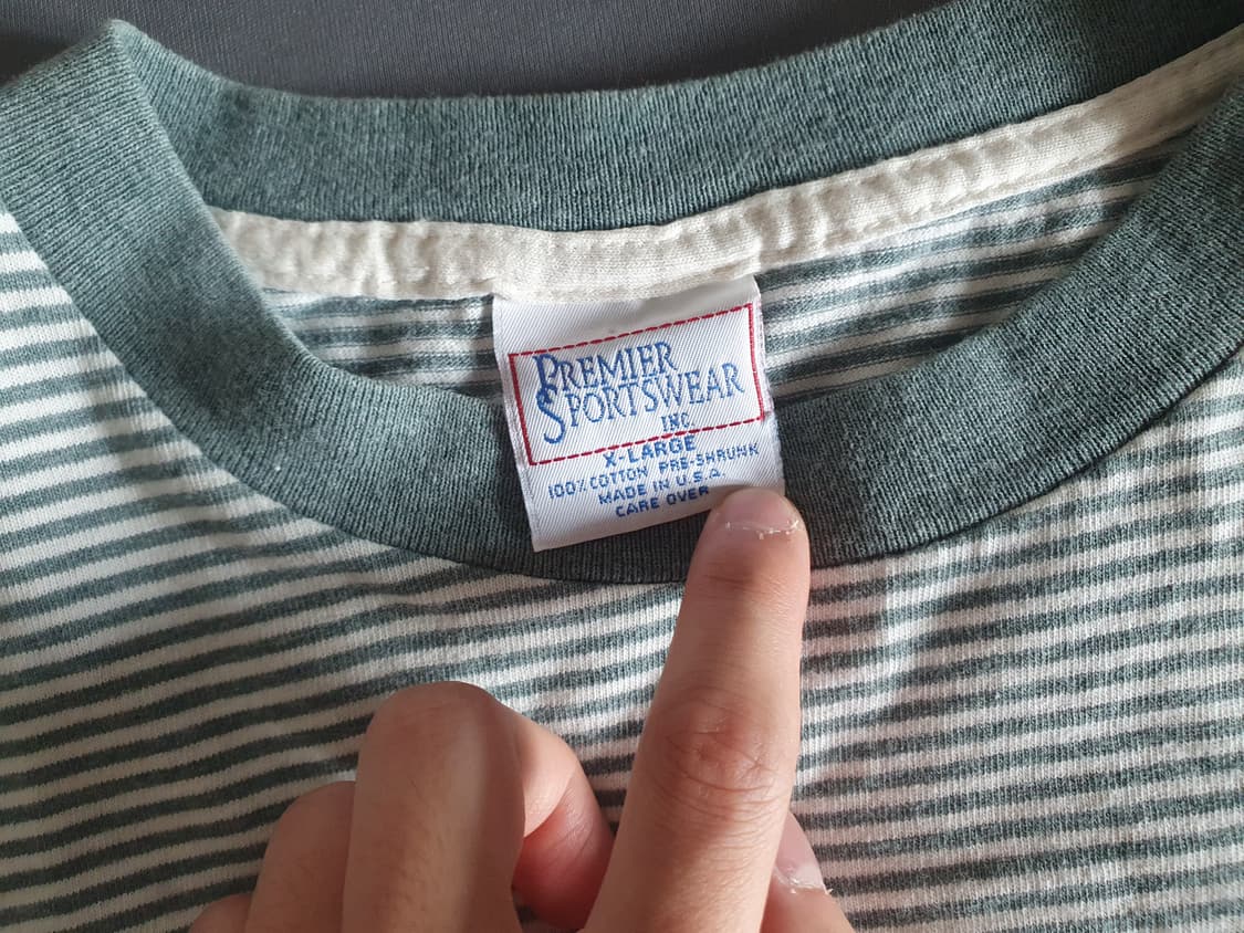 빈티지 스트라이프 티셔츠(XL) 상품이미지3