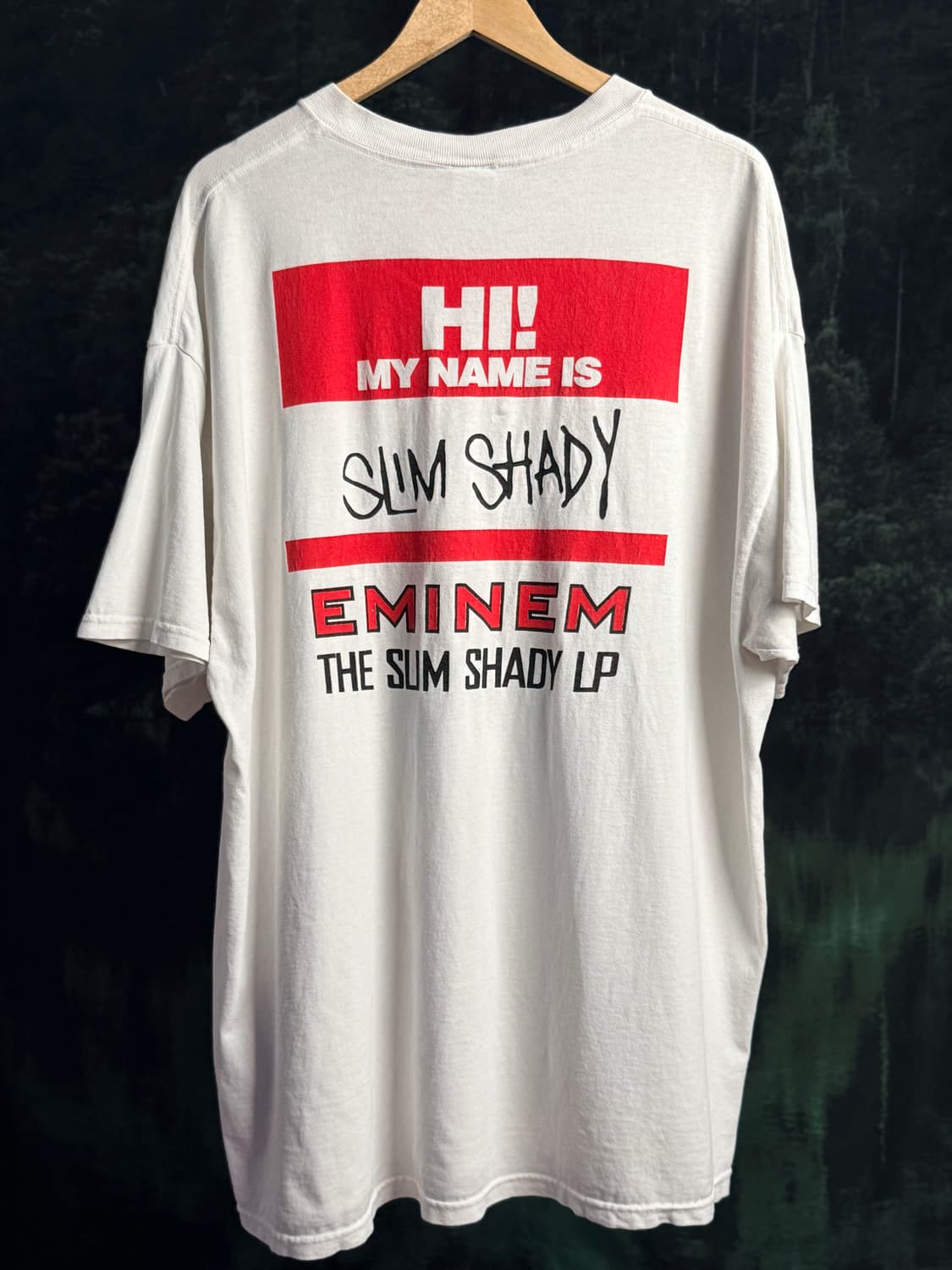 (XXL) 90s 빈티지 에미넴 Hi My Name Is 랩티   상품이미지2