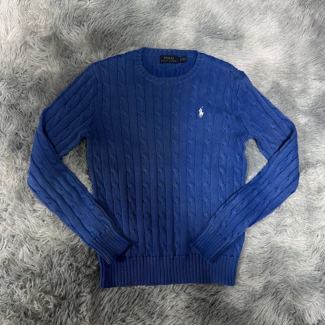 폴로 피그먼트 케이블니트 여성 S사이즈 상품이미지1