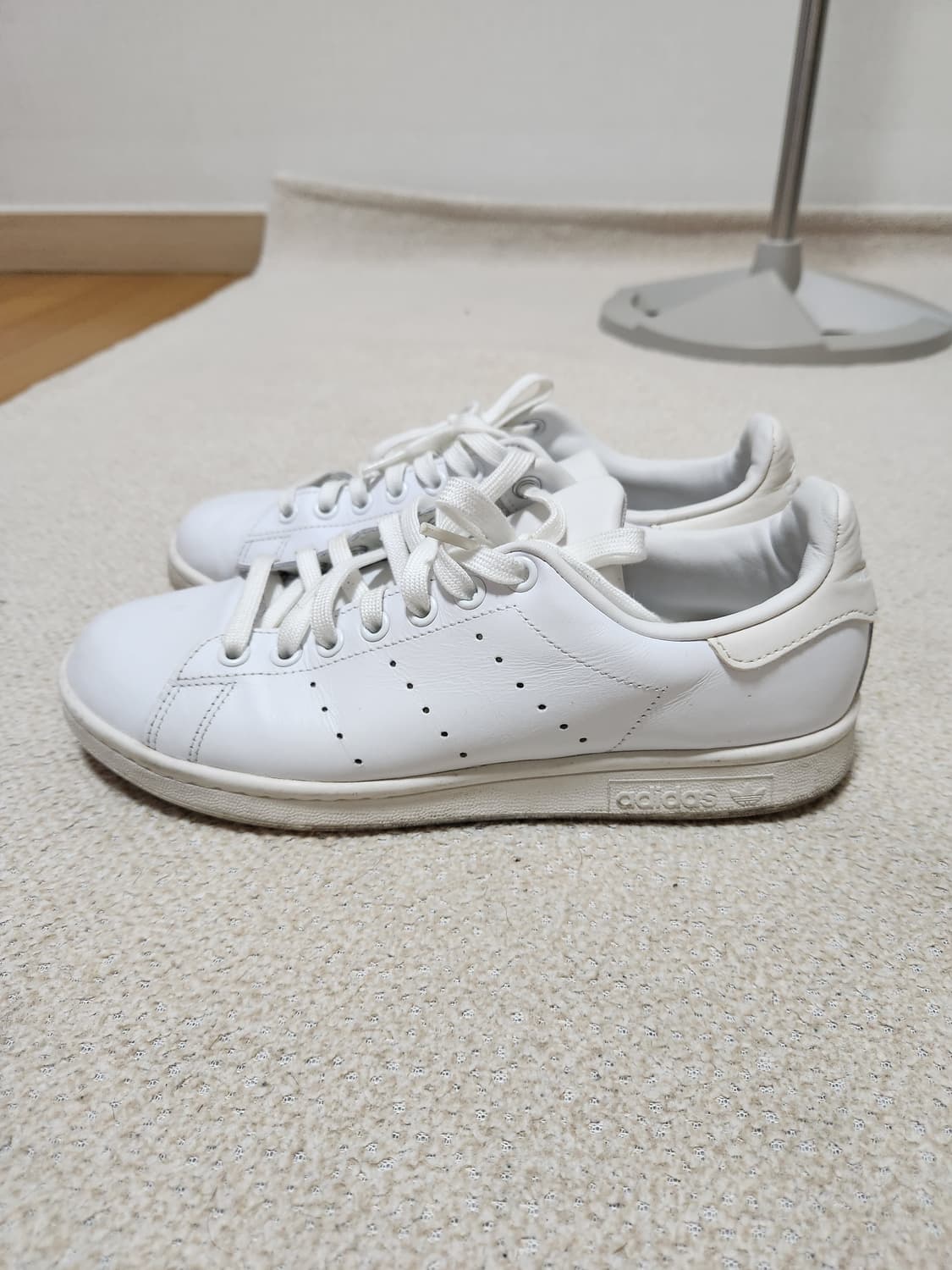 아디다스 스탠스미스 흰색 운동화 260 상품이미지2