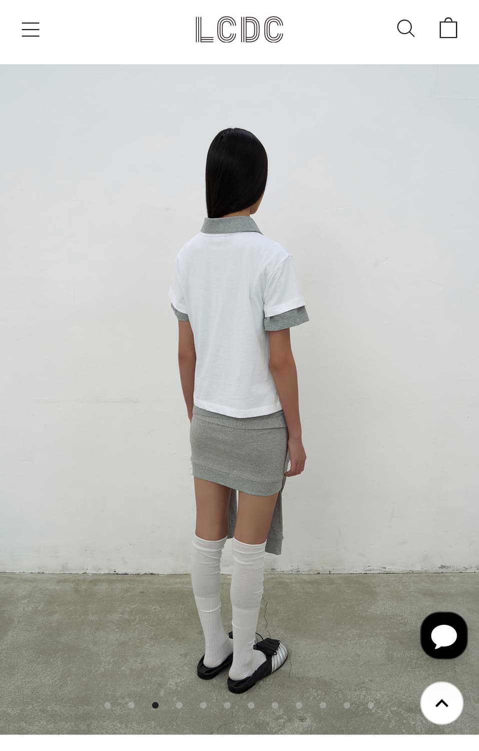 LCDC NONSTOP PRINT T-SHIRTS (WHITE) 상품이미지2