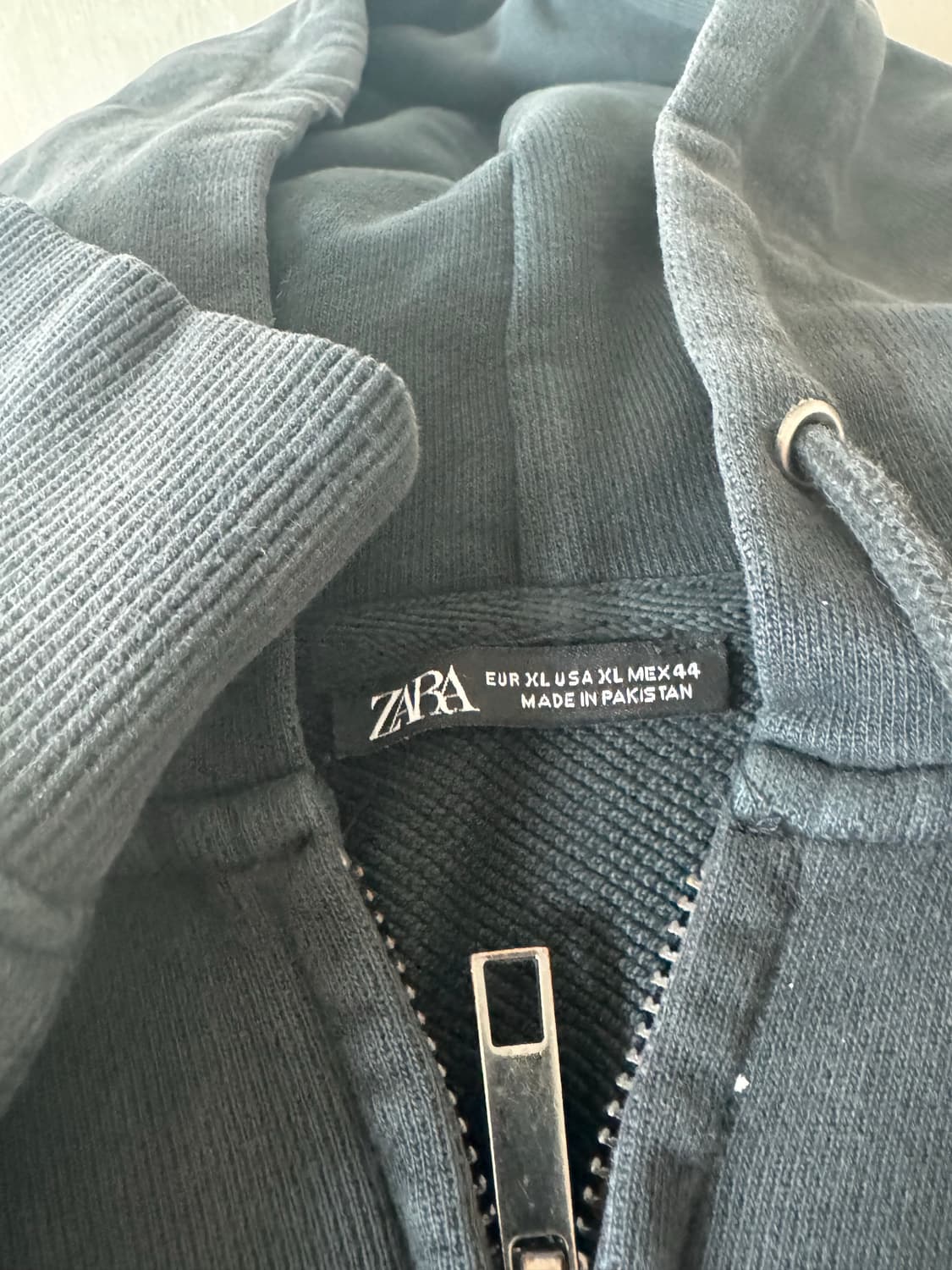 자라 페인티드 후드집업 XL 상품이미지1