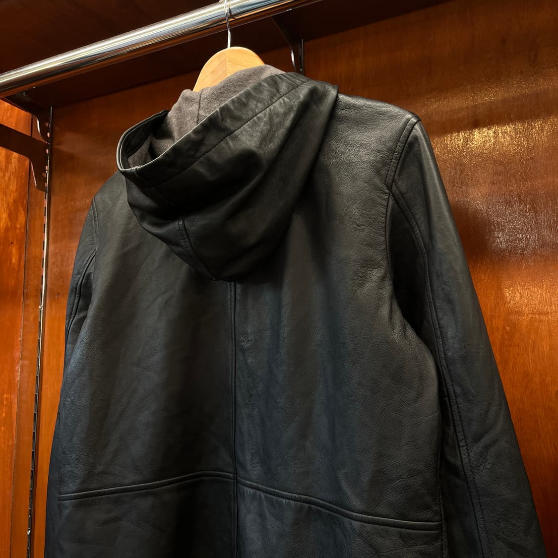 00‘s 올드갭 램스킨 후드 자켓  [ 95 ] 상품이미지5