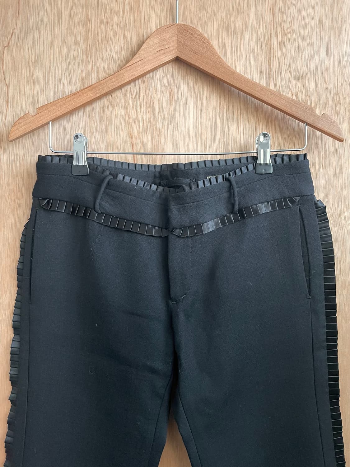 미하라야스히로 프릴 울 팬츠 상품이미지4