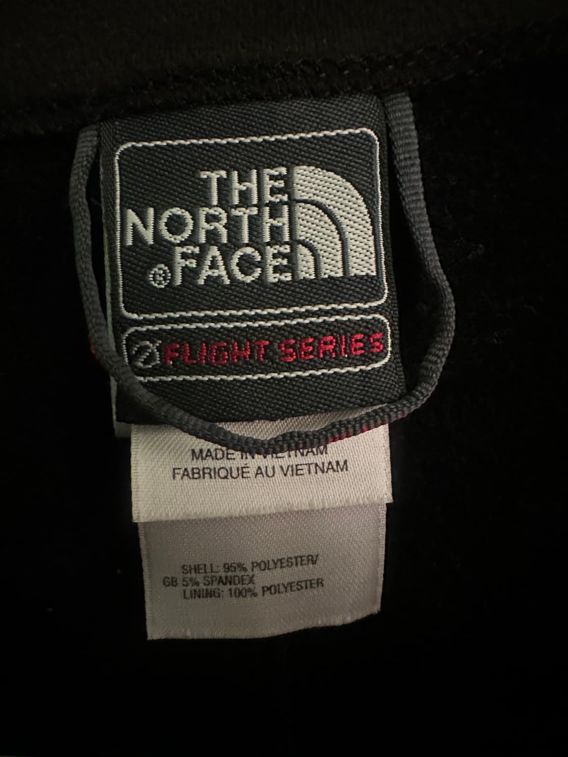 빈티지 대장급 노스페이스 플라이트 시리즈 집업 자켓 블랙 L 상품이미지5