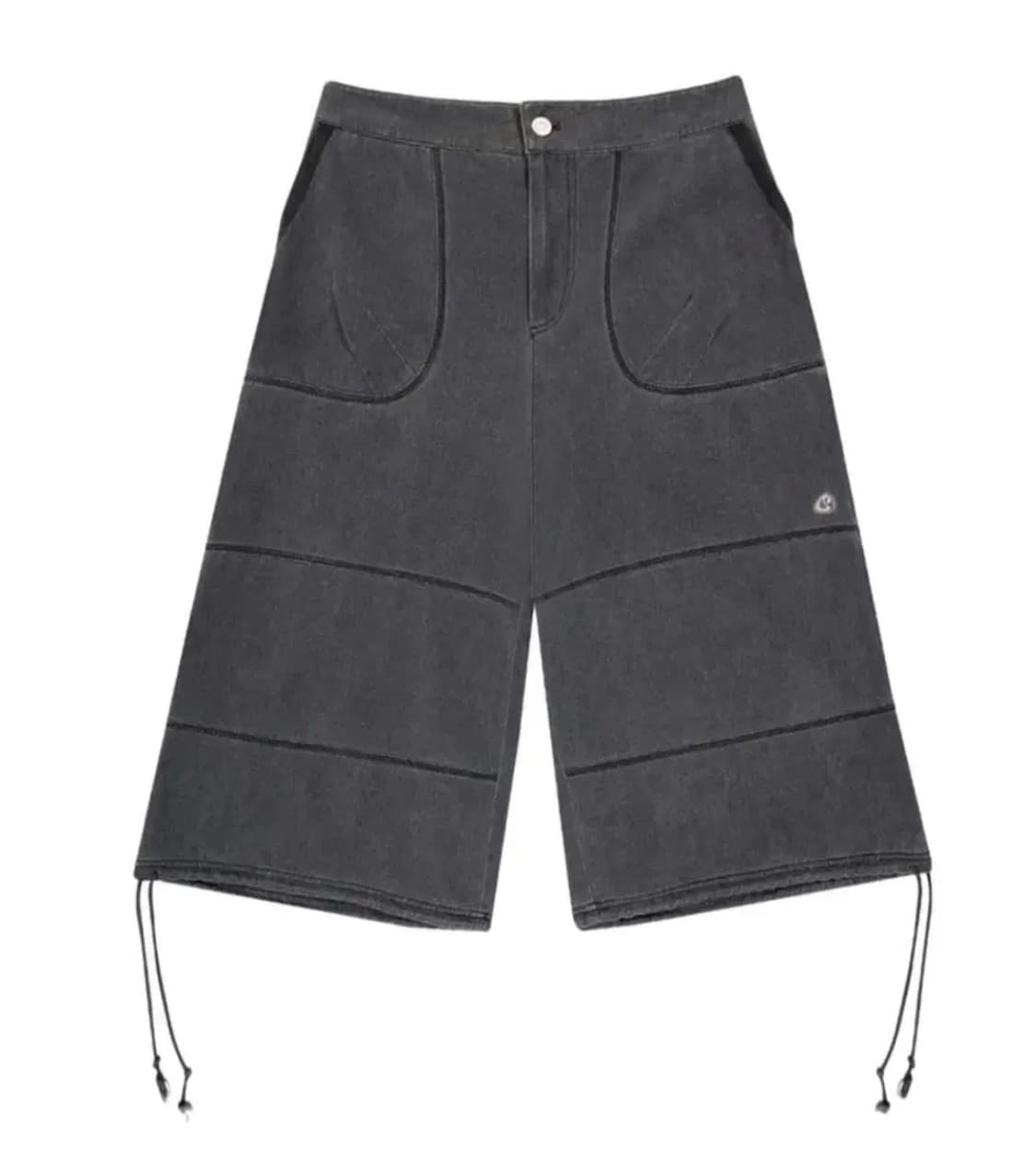 코이세이오 옥스포드 지그재그 팬츠 차콜 0사이즈 상품이미지1