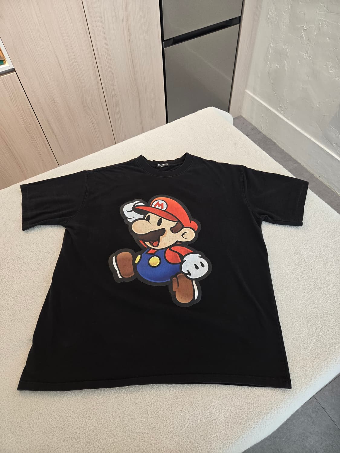 발망 마리오 콜라보 반팔 티셔츠 블랙 105 상품이미지2
