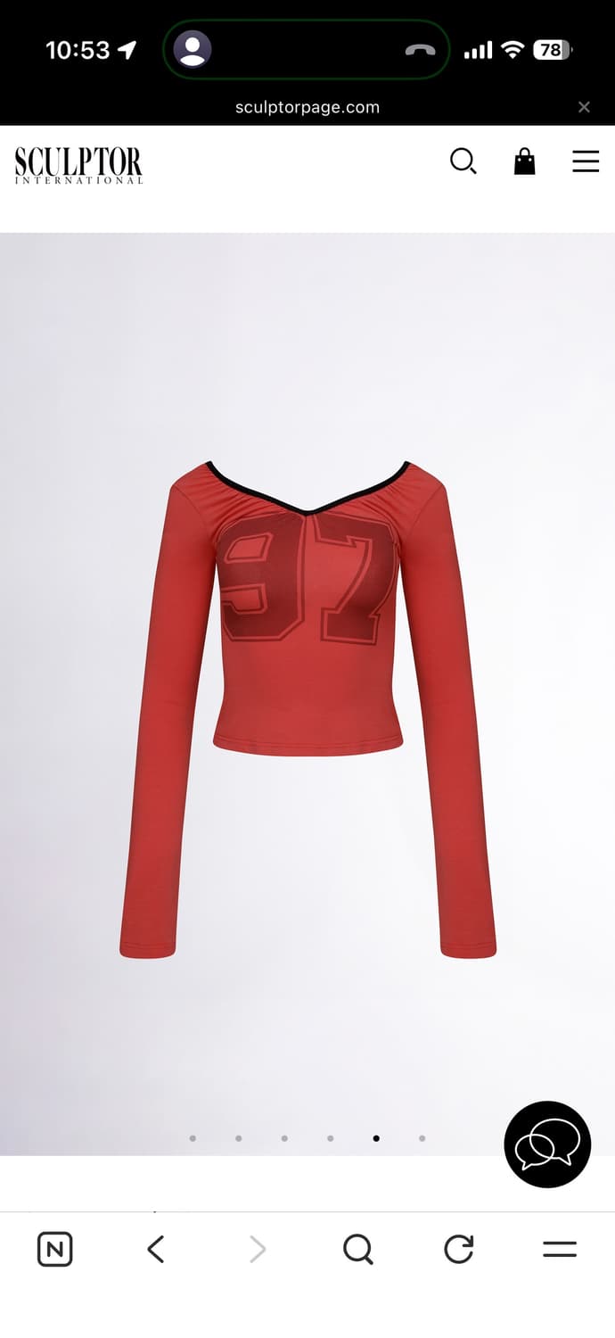 스컬프터 Scoop Back Strap Top Tomato 스쿱백스트랩 상품이미지1