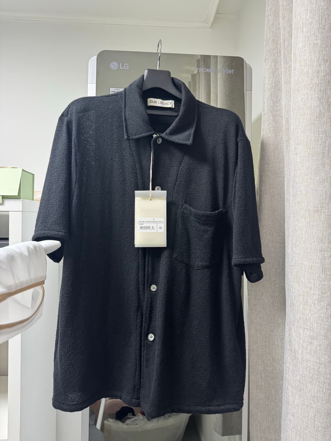 아워레가시 our legacy 블랙 셔츠 50 오라리 코모리 나이스네스 상품이미지1