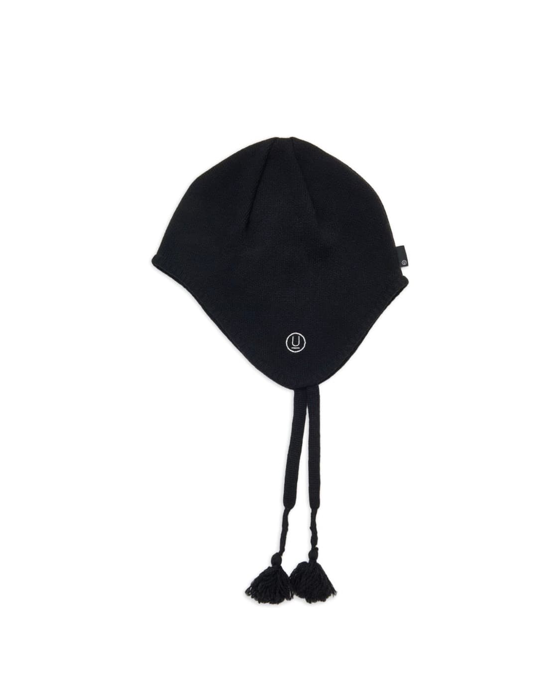 [새상품] 25FW 언더커버 울 귀달이 니트 비니 블랙 이어 플랩 비니 상품이미지1