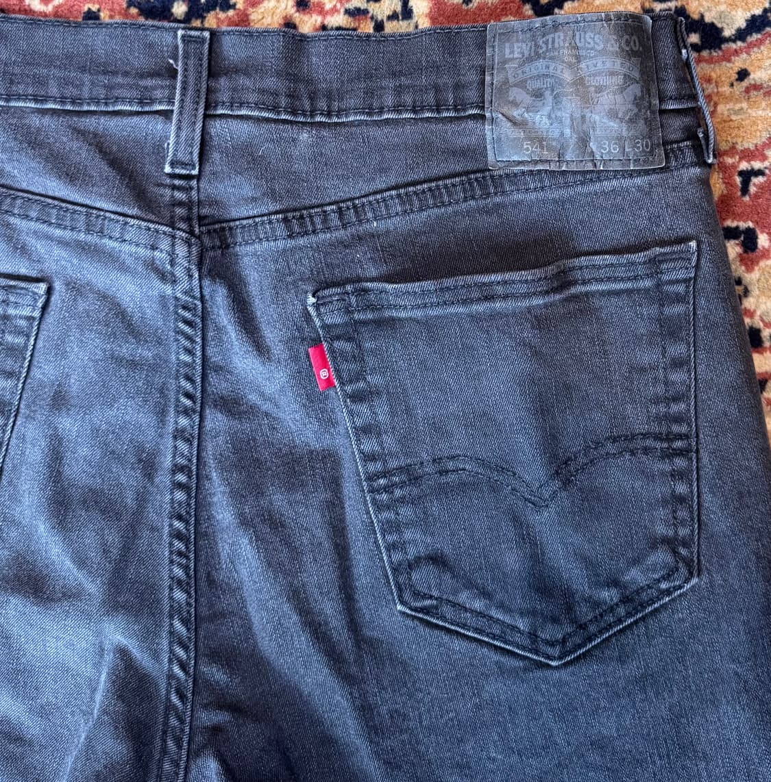 빈티지 리바이스 541 블랙 진 데님 36 (684) 상품이미지3