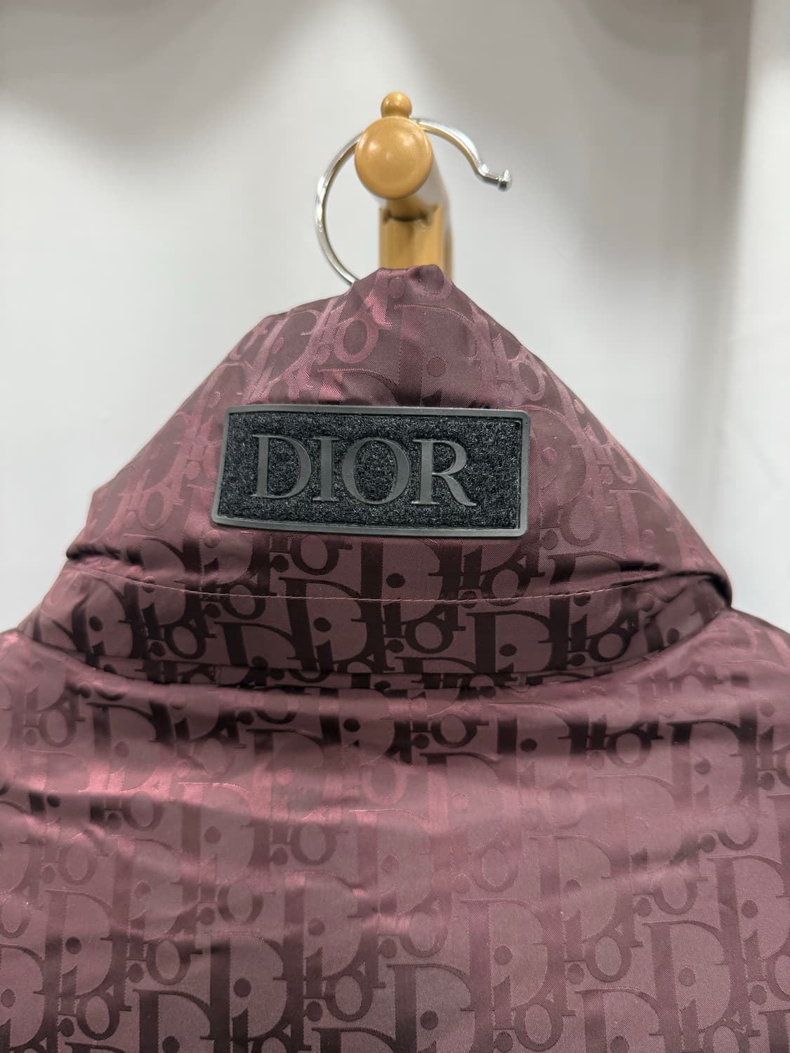 디올 오블리크 패딩 버건디 48사이즈 상품이미지3