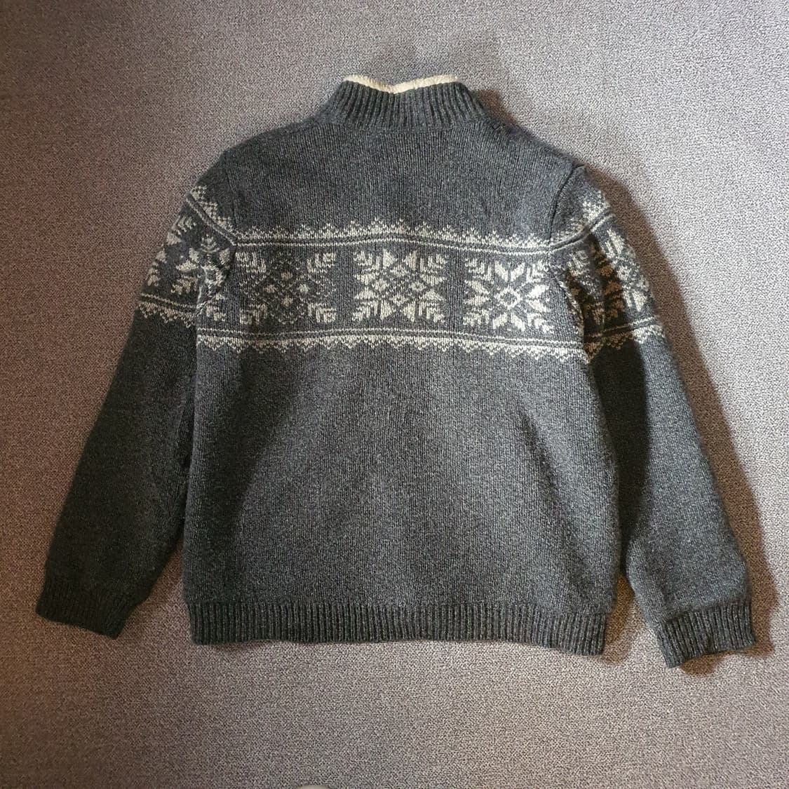 L.L.Bean 노르딕 패턴 스웨터 집업 no.27 상품이미지7