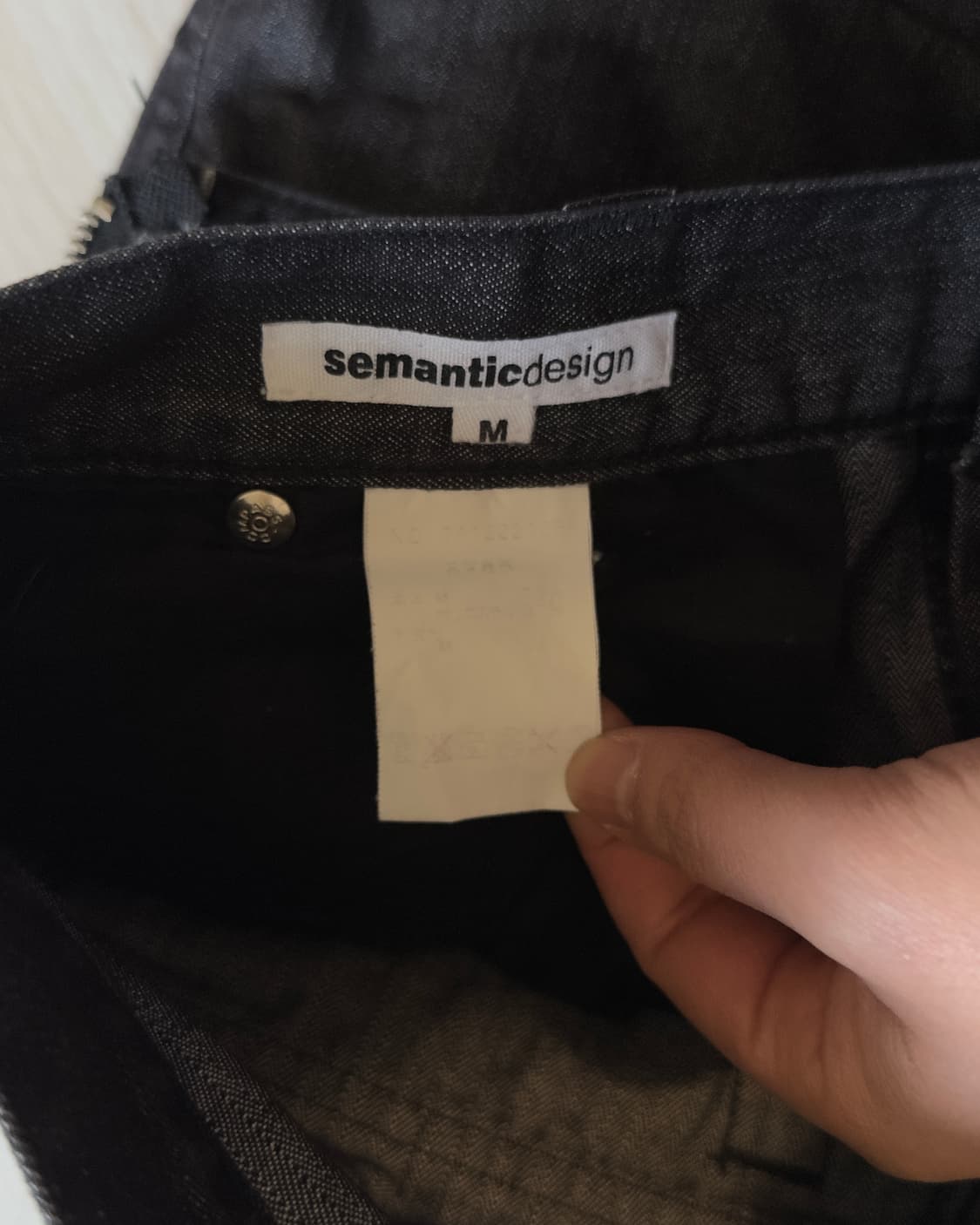 [SEMANTIC DESIGN] two button check denim 상품이미지7