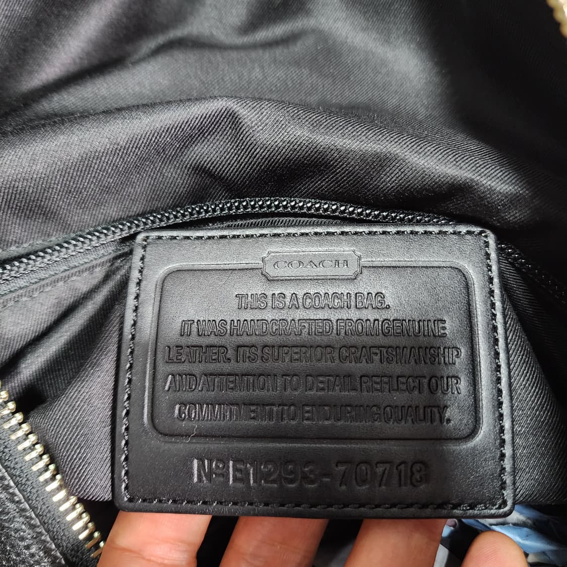 코치 레더 토트백 크로스백 상품이미지7