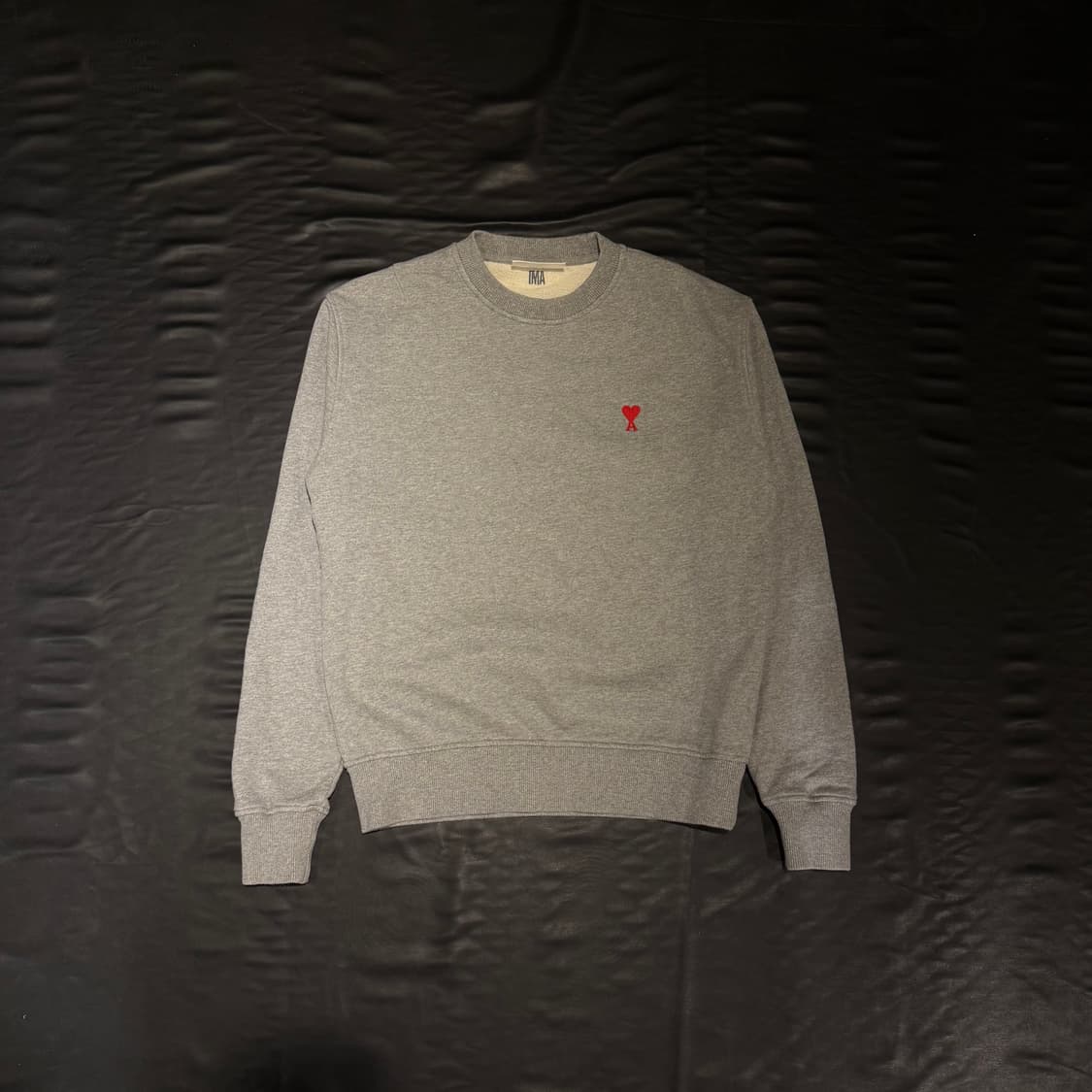 아미 로고 맨투맨 그레이 상품이미지1