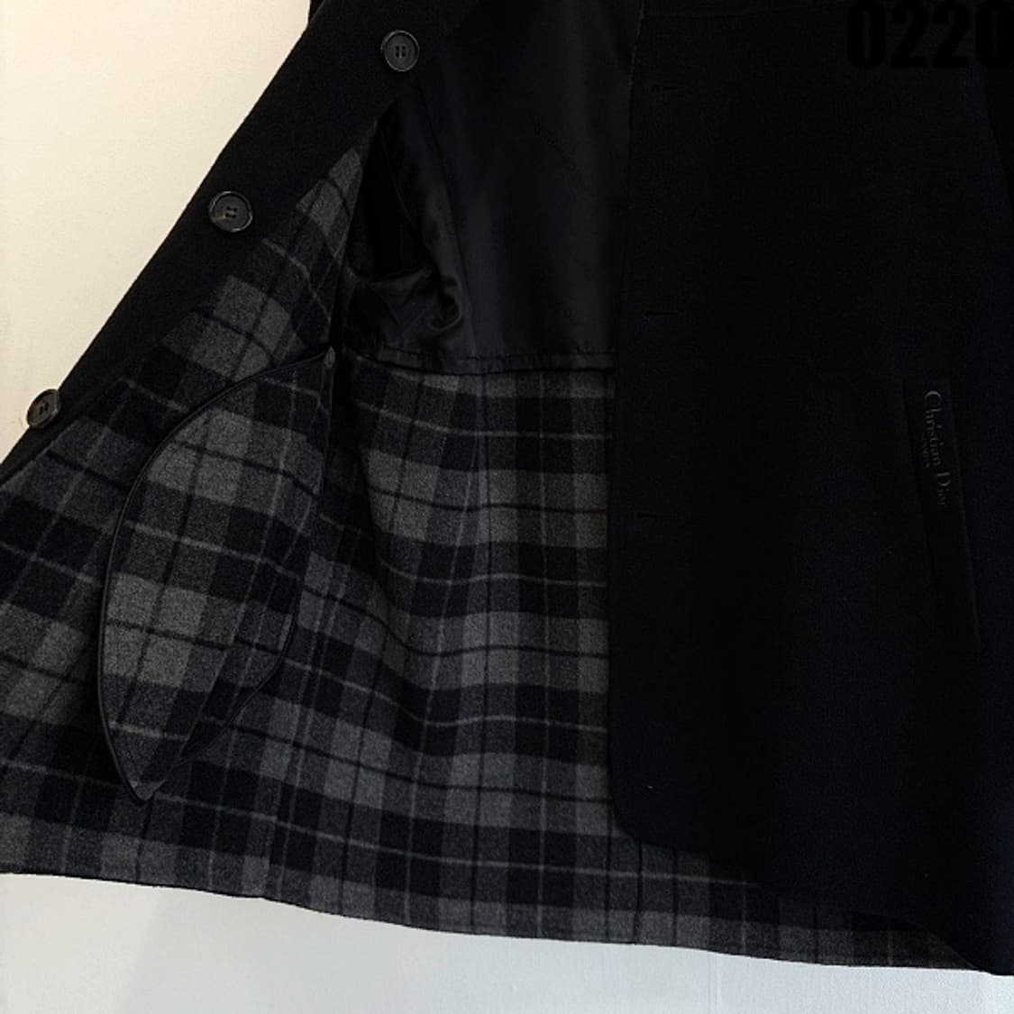 크리스찬 디올 무슈 스포츠 라인 울 코트 95 0220  상품이미지5