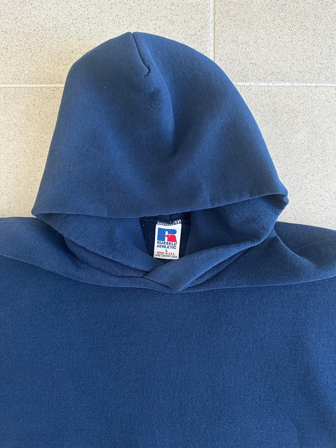 90s 빈티지 러셀 후드 네이비 L USA 상품이미지5