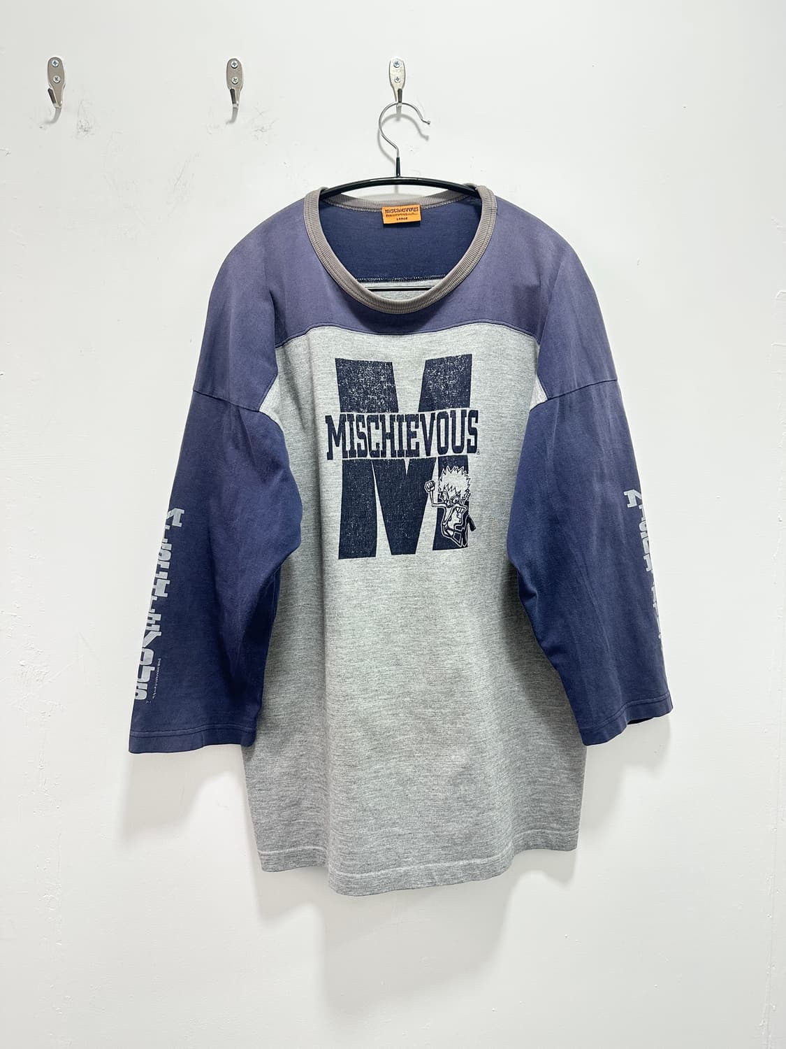 Mischievous vintage printing sleeve 상품이미지2