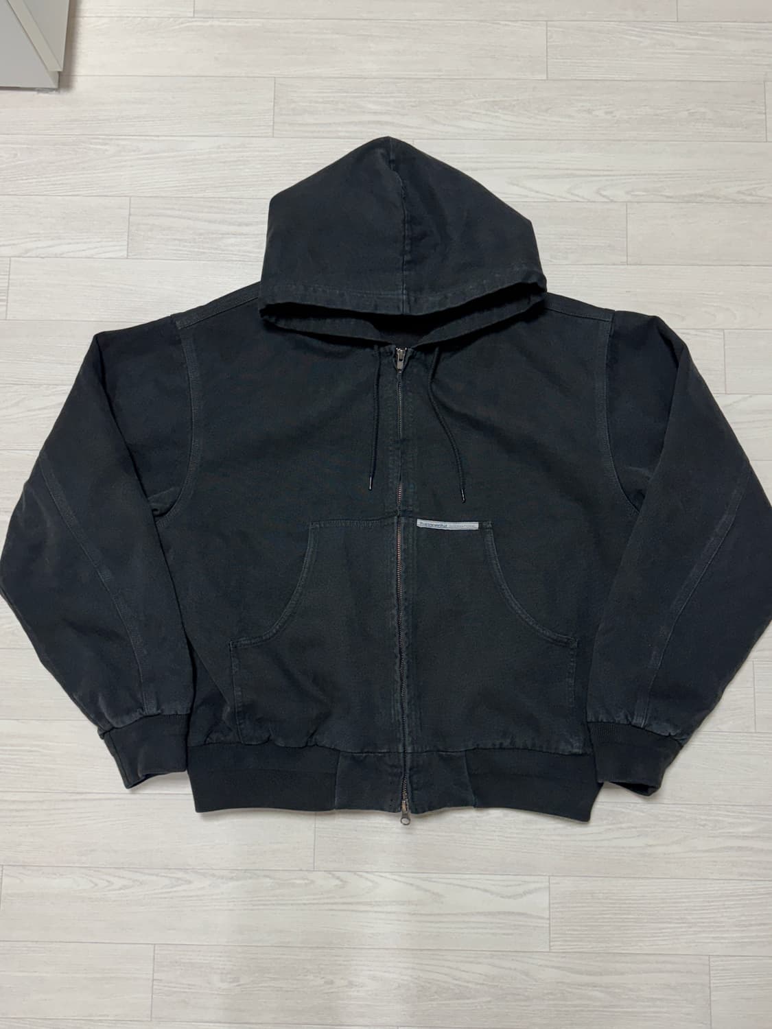 디스이즈네버댓 오버다이드 후디드 재킷 블랙 S 상품이미지1