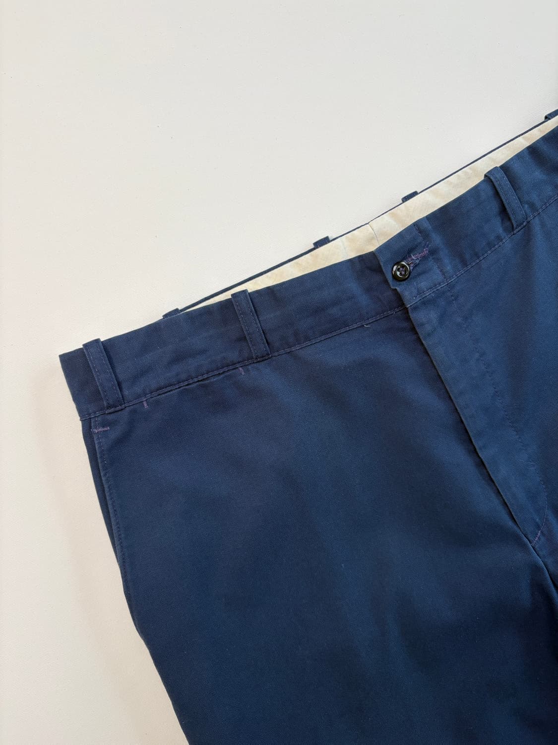 80s SEARS 딥블루 코튼팬츠 상품이미지2