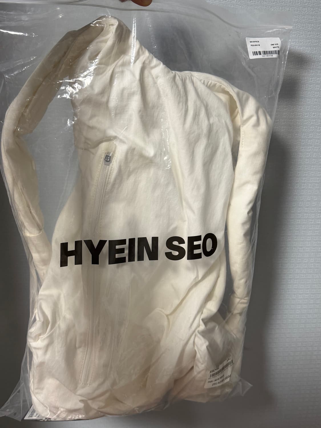 Hyeinseo 고윤정 백팩 화이트 상품이미지6