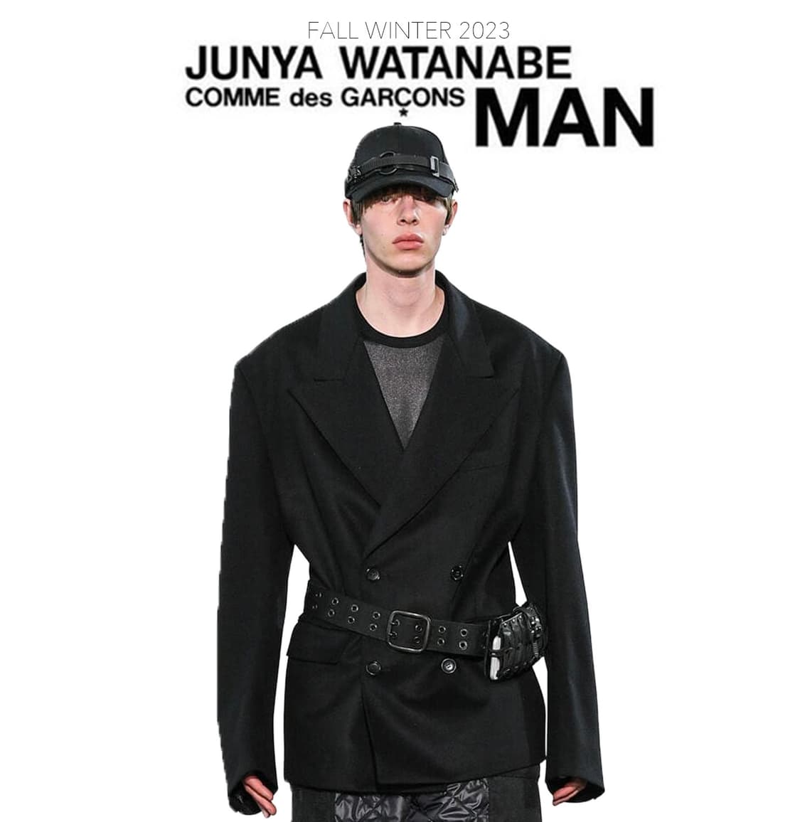 준야와타나베 23fw 더블자켓 블랙 상품이미지1