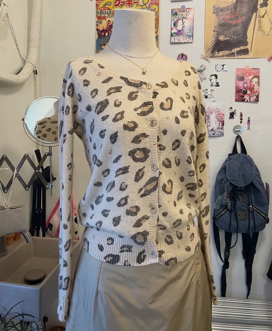 레오파드 가디건 [무배] 상품이미지1