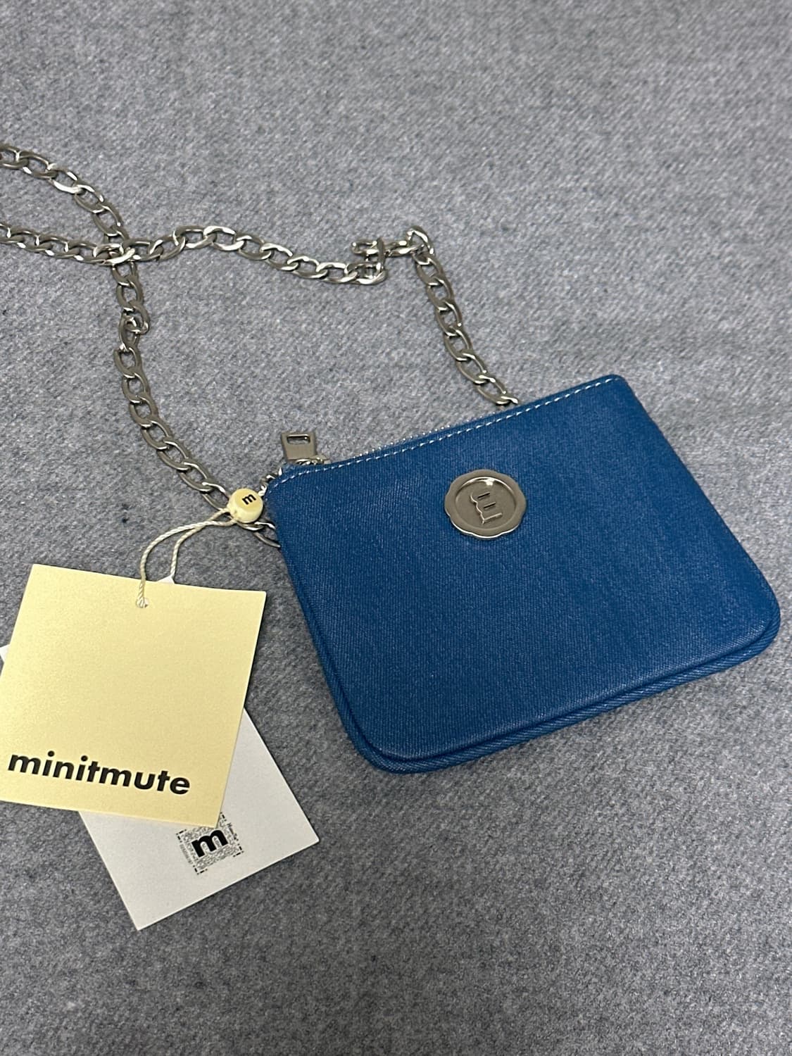 미닛뮤트 brett micro - leather denim 상품이미지1