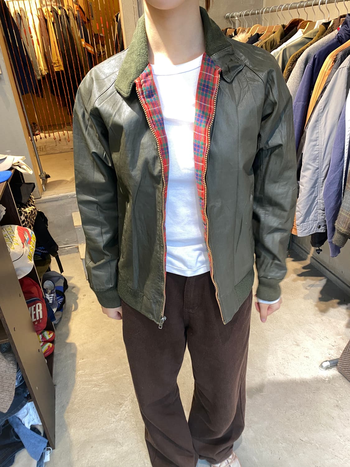 빈티지 레더자켓xs 상품이미지2