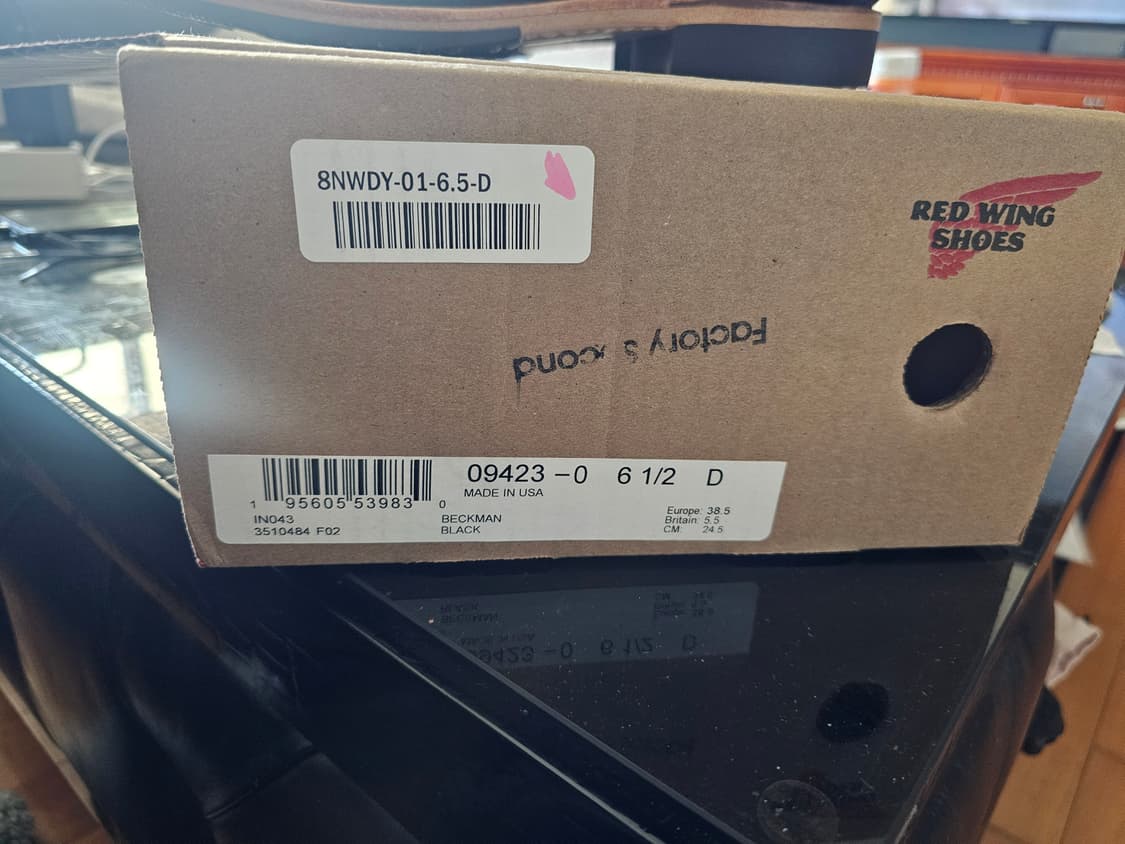 레드윙 벡맨 9423 새상품 6.5D 245사이즈 상품이미지6